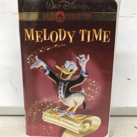 Mavin | Disney Melody Time VHS 1998 Gold Collection Edition Clamshell Donald Duck