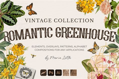 Romantic Greenhouse Vintage Collection - Design Cuts