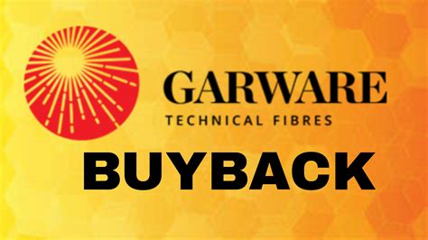 Garware Technical Buyback - finvestfox.com