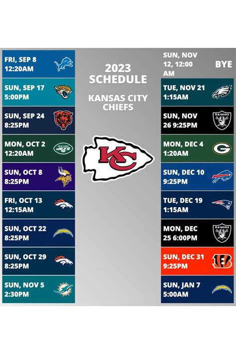 Chiefs Schedule 2024 Nfl Season - Edee Bettine