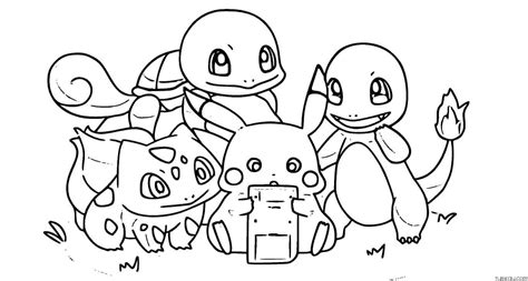 Pikachu And Squirtle Pokemon Surfing Coloring Page » Turkau