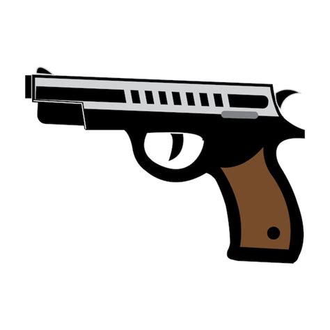 Premium Vector | Gun icon logo vector design template