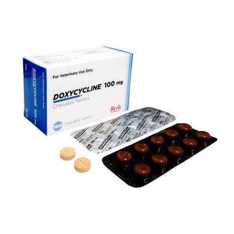 Doxycycline Chewable Tablets 100 mg | Ryvis Pharma