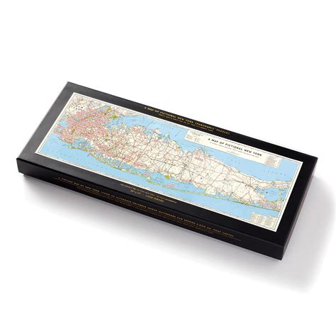 Map of Fictional New York City | 1000-Piece Puzzle - Yellow Octopus