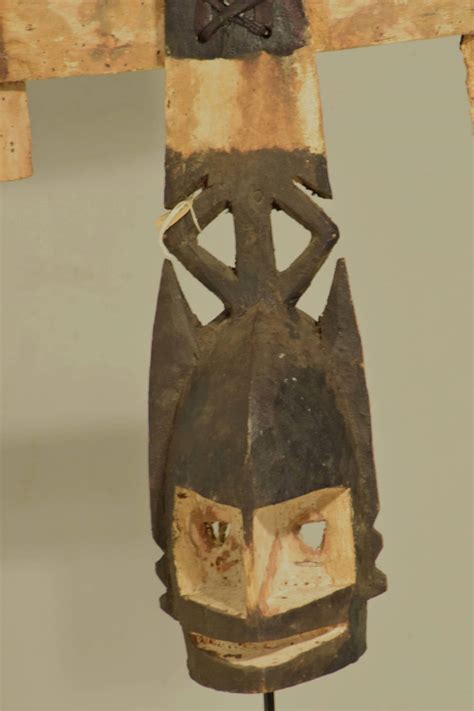 African Kanaga Wood Dogon Mask Mali Handmade Painted Wood Dancing Performances Ceremonial Dogon Mask