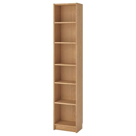 BILLY Bookcase, oak veneer, 40x28x202 cm - IKEA Ireland