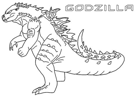 Baradon Godzilla Coloring Pages