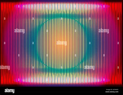Ribbed Abstract Shining Hi Tech Background - Vector Glowing HUD Futuristic Design Stock Vector ...
