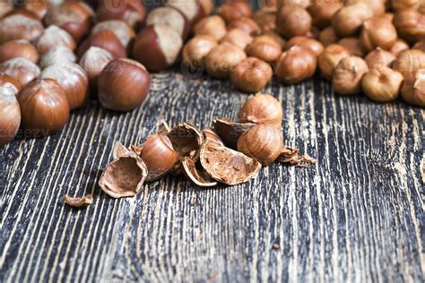 nut shells after getting their edible part 9409030 Stock Photo at Vecteezy