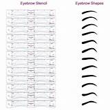 Printable Eyebrow Stencil Reviews – Free Download And Print For You sketch template