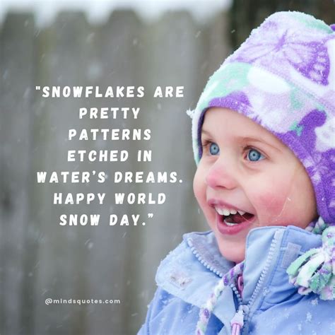 70 World Snow Day Quotes, Wishes & Messages, Captions