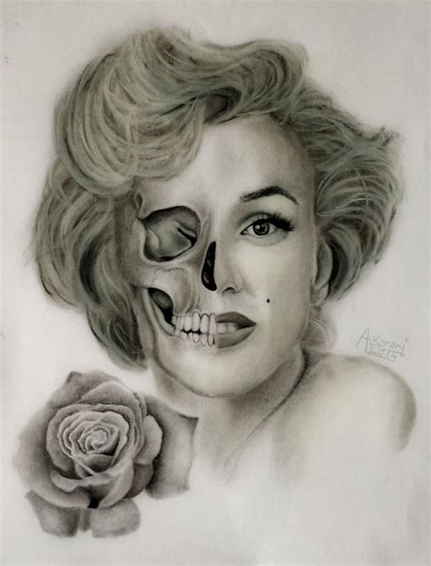 Marilyn Monroe Drawing Pencil at GetDrawings | Free download