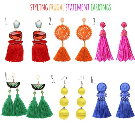 Statement Earrings $ – Styling Frugal