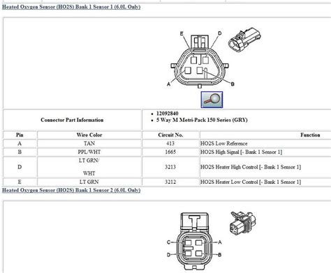 O2 Sensor Wiring Diagram Chevy Silverado