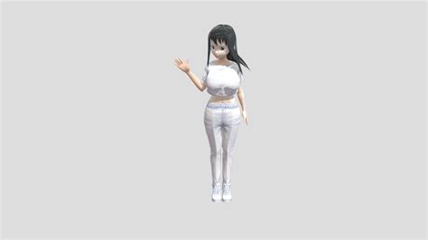 Anime Girl rigged - Download Free 3D model by lil_cristal [174561b] - Sketchfab