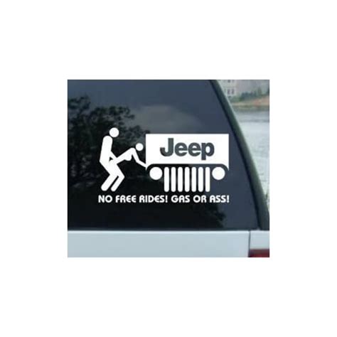 Funny jeep decals