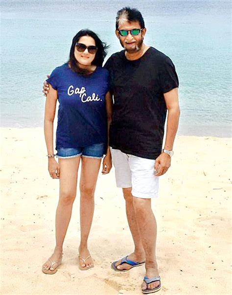 Sandeep Patil celebrates birthday with wife Deepa in the Caribbean