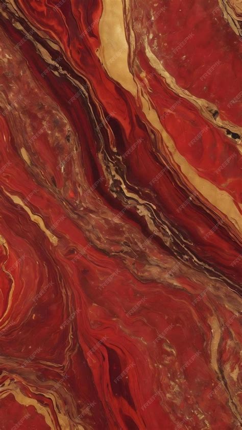 Premium AI Image | Natural red and gold marble texture for skin tile wallpaper luxurious ...