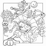 Funny The Amazing Digital Circus coloring Page  Download Print Or sketch template