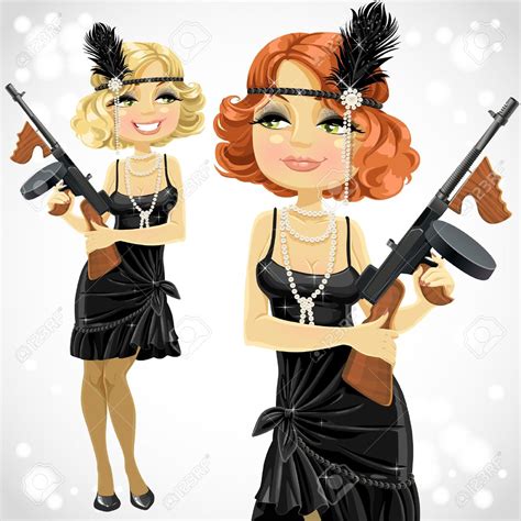 mafia gangster woman clipart 20 free Cliparts | Download images on ...