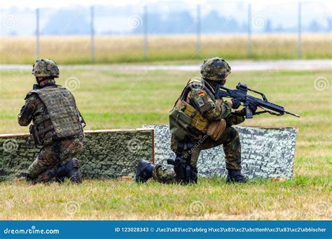 German Soldier On An Exercise Editorial Stock Photo - Image of helmet, infantry: 123028343