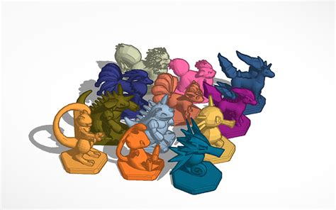 3D design pokemon - Tinkercad