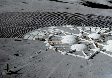 Human colony on the Moon | Space colony concept, Space colony, Space art