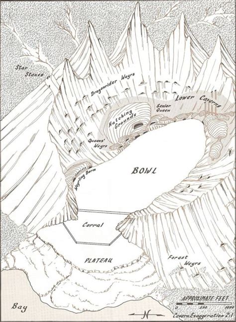 Dragon Weyr from Anne MacCaffrey's "Pern" series. | Dragonriders of pern, Dragon rider, Fantasy map