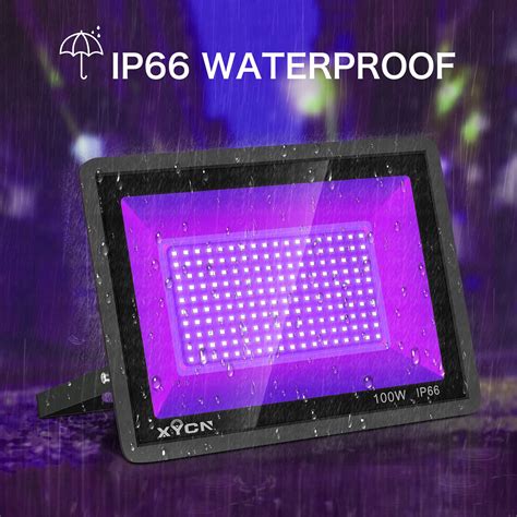 Snapklik.com : XYCN 3 Pack 100W LED Black Light, Blacklight Flood Light