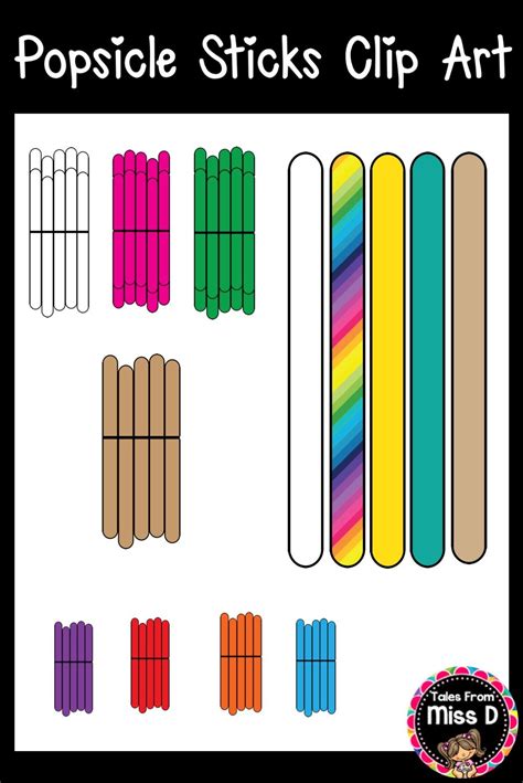 Popsicle Sticks Clip Art | Craft stick crafts, Popsicle sticks, Clip art