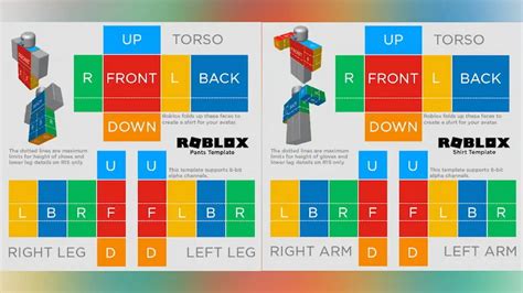 All Roblox clothing templates: shirts, pants & more - Pro Game Guides