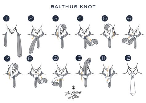 How To Tie a Balthus Knot | Tie Knot Tutorial | Learn How to Tie a Tie ...