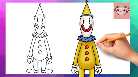 How To Draw Kaufmo from The Amazing Digital Circus | Cute Easy Drawing Tutorial - YouTube