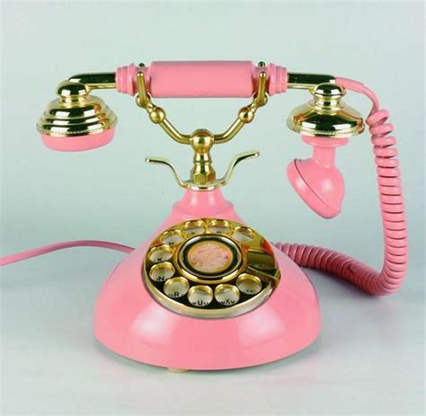 fancy pink phone | Retro phone, Vintage telephone, Telephones