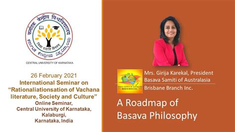 BSAPAC - A Roadmap of Basava Philosophy - YouTube