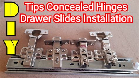 Concealed Hinges Drawer Slides Installation. Pano Magkabit ng Drawer Slides Concealed hinges ...