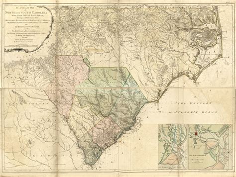 SC NC Map 1700s | South carolina, Colonial, North carolina map