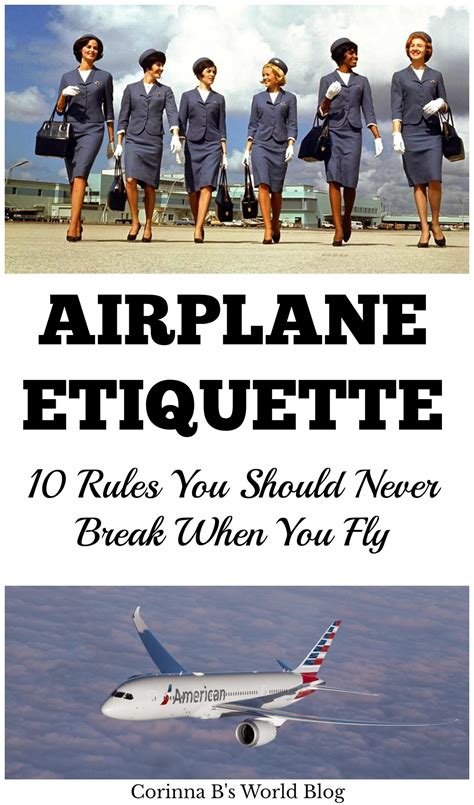 Airplane Etiquette ~ What You Need To Know Before You Fly - Corinna B's ...