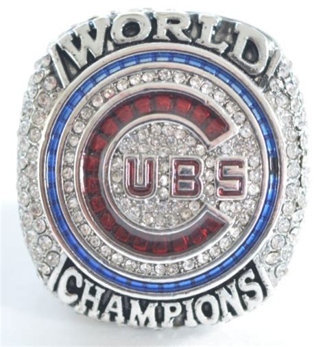 Sold Price: Replica 2016 Chicago Cubs World Series Ring - January 5 ...