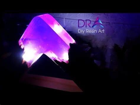 Epoxy resin art - Making Epoxy Resin lamp | Diy Resin Art - YouTube Diy Resin Wood Table, Wood ...