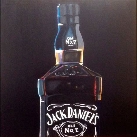 Large painting Jack Daniels bottle | Etsy