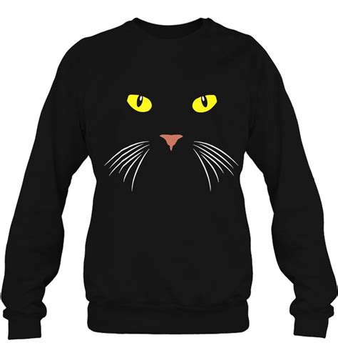 Black Cat Face Whiskers Halloween Costume