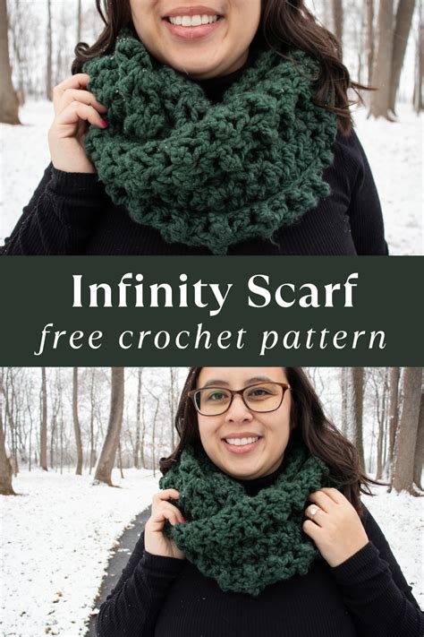 Crochet Infinity Scarf Free Pattern - Maria's Blue Crayon