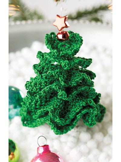 Little Christmas Tree Ornament Crochet Pattern