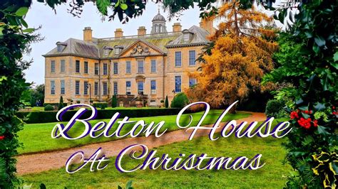 Belton House at Christmas... Trees, Baubles and Lights adorn this Beautiful National Trust house ...