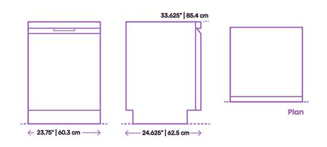 LG Top Control Dishwasher Dimensions & Drawings | Dimensions.Guide