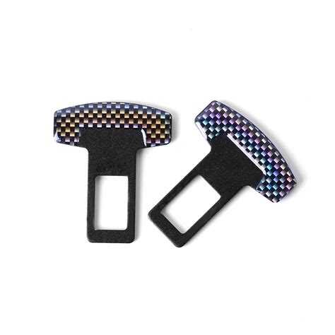 2 pcs Car Seat Safety Belt Buckle Clip Replacement Universal Seat Belt Buckle Car Styling ...