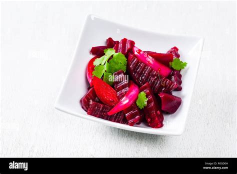 Pickled Beets Salad Stock Photo - Alamy