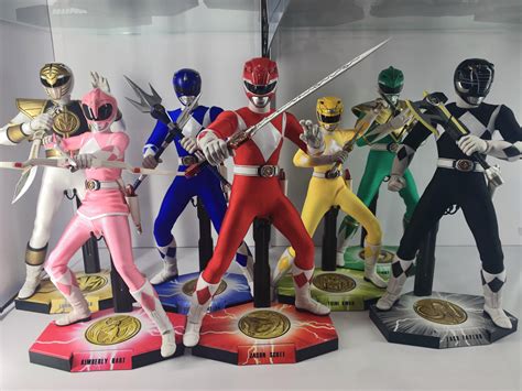 Ace Toyz 1/6th Scale Power Rangers! (with custom bases from eBay) : r/powerrangers