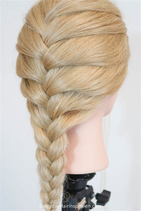 How to French braid (1 Way Of Adding Hair) - Everyday Hair inspiration ...